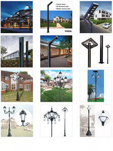 Ddj Factory-lámpara y poste de iluminación para decoración de jardín, poste de iluminación con integración de columna - Product Image 6