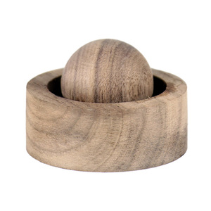 Diffuseur d'aromathérapie en bois de noyer noir, rond, pour bureau, porte-huiles essentielles, décoration pour la maison et le bureau, cadeau - Product Image 2