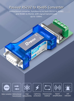Convertidor de Comunicación Bidireccional Pasivo RS232 a RS485 DTECH DT-9015