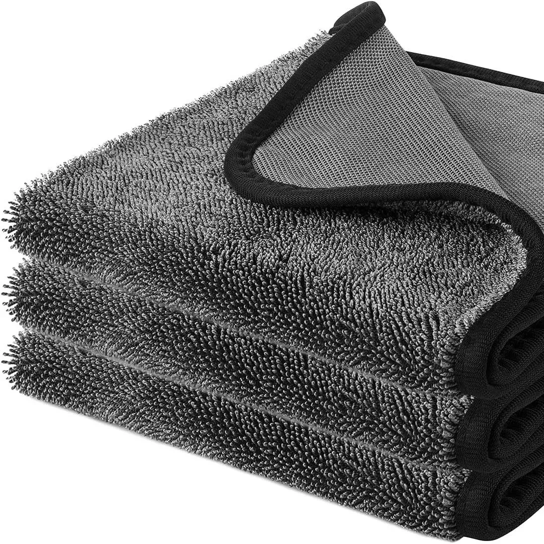 Microfiber Car Wash Towel Twisted Loop Microfiber Towel For Car 600GSM Uick Dry Car Dryng Cloth