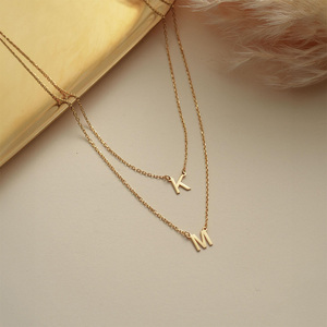 Personalizado hecho a mano joyería Collar gargantilla encanto collar colgantes oro colgante personalizado colgante mejores amigos collares - Product Image 3