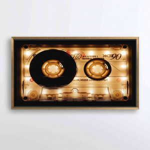 Modern Music Decor - Printed Canvas Artwork for Contemporary Spaces,<b>GOLD</b> <b>FRAMED</b> CANVAS - Product Image 2