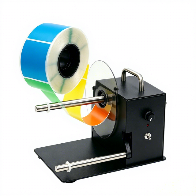 Automatic Label Rewinder for Printer Barcode Sticker Thermal Paper Label Roll Rewinding Machine