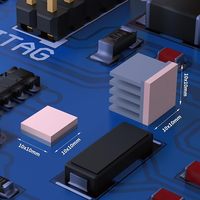 Coussin thermique en silicone conducteur personnalisé à haute efficacité pour la dissipation de la chaleur des GPU et des CPU