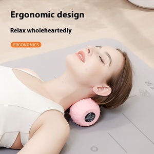 LUYAO, relajante muscular eléctrico portátil, <span class=keywords><strong>rodillo</strong></span> terapéutico para masaje de espalda y cuerpo con bola de masaje vibratoria de cacahuete Fascia - Product Image 1