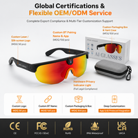 Lunettes de sport intelligentes G5 MAX AI avec caméra 8MP, traduction en temps réel Chat GPT, protection UV, lunettes de soleil IA pour cyclisme, vente en gros OEM