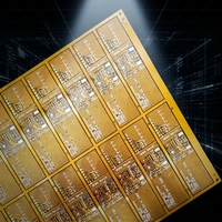 Cartes FPC flexibles en cuivre épais avec couche de protection jaune, circuits imprimés OEM avec épaisseur de cuivre personnalisée