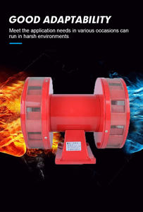 Sirena de Motor de <span class=keywords><strong>100w</strong></span> para Motor Eléctrico, Sirena de Motor MS 690 Industrial, Sirena de Motor de CA 230v, Color Rojo, 126db - Product Image 5
