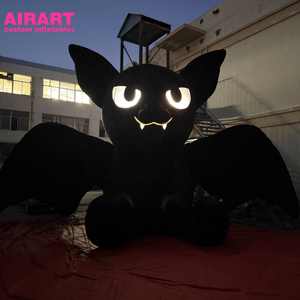 Murciélago Inflable Gigante para Decoración de Fondo, Murciélago de Peluche para Decoración de Halloween, Globo de Murciélago LED Personalizado para Accesorios de Escenario - Product Image 4