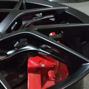 Jantes de voiture GPW 5*112 66.6 19*9.5 Et35 Hyper Black, jantes en alliage à 5 trous avec rayons creux, design de moulage pour BMW AUDI HONDA AUDI - Product Image 2