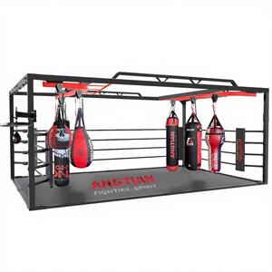 Ring <span class=keywords><strong>de</strong></span> <span class=keywords><strong>Boxeo</strong></span> Multifuncional Profesional ANGTIAN con Barandillas, Plataforma y Speedball, Hecho en China - Product Image 1