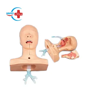 HC-S118 Điều Dưỡng Y Tế Đào Tạo Mô Phỏng, Người Lùn/Mannequin Cho Đặt Nội Khí Quản Sau Phẫu Thuật Chăm Sóc Đờm Hút