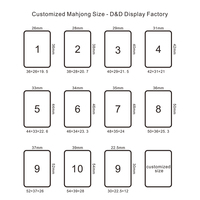 Jeu de Mahjong Américain Personnalisé en Acrylique Étanche D&D – Tuiles Élégantes à Motifs Célestes, Dragon Royal, Soleil, Lune, Étoiles et Floraux – Cadeau de Luxe