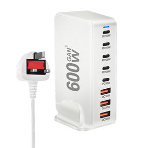 <span class=keywords><strong>Achat</strong></span> en gros GaN PD QC <span class=keywords><strong>Chargeur</strong></span> pour ordinateur <span class=keywords><strong>portable</strong></span> pour téléphone 600W 8 Ports 140W Sortie à port unique Protection contre la surchauffe Adaptateur secteur - Product Image 6