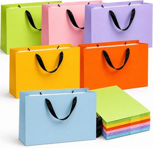 Bolsas de Regalo de Papel Personalizadas con Logotipo de Agradecimiento - Product Image 1