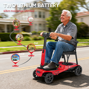 Skuter Listrik Brushless 270W Kecepatan Tinggi, Kemampuan Mendaki Tangguh, Skuter Santai Tahan Air untuk Berkendara di Taman dan Luar Ruangan di Israel - Product Image 1