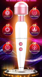 Best Seller Manufacturer Wholesale AV Massage Vibrator Women Silent Waterproof <b>USB</b> Rechargeable 12 Frequencies Adult Sex Toys - Product Image 2