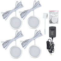 Plafonnier LED ultra-plat pour meubles, éclairage encastré LED 2,5W pour armoire
