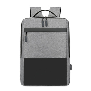 Sac à dos pour ordinateur portable antivol grande capacité avec port USB, imperméable, personnalisable avec logo, sac d'affaires intelligent avec fermeture éclair - Product Image 1
