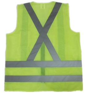 Hot Sales Bau projekt Fluor zierende gelbe Sicherheits weste Verkehrs sicherheits kleidung mit mehreren Taschen Reflektierende Weste - Product Image 3