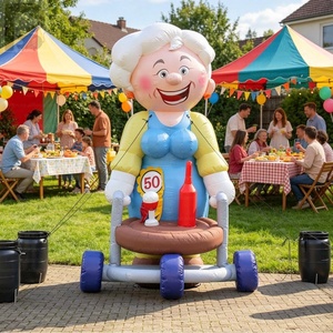 <span class=keywords><strong>Ballon</strong></span> publicitaire géant gonflable de 3 m Sarah Rollator Holland pour carnaval et célébrations publiques - Product Image 6