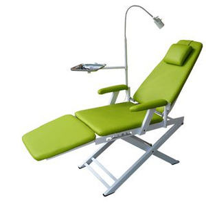 <strong>Dental</strong> chair Portable Folding <strong>Mobile</strong> <strong>Unit</strong>+Portable Turbine <strong>dental</strong> <strong>unit</strong> chair with operating light lamp spittoon and Tray