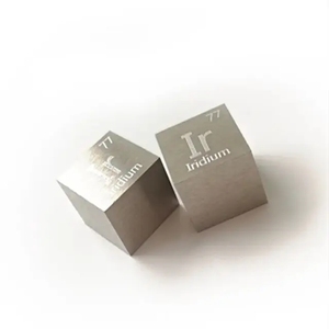 Bon prix métal <span class=keywords><strong>argent</strong></span>é de haute pureté bloc métallique Iridium personnalisé - Product Image 2
