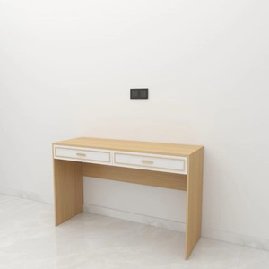 Ensemble de chambre à coucher complet en bois à bas prix cadre de lit avec armoire support TV table de chevet et table d'appoint pour hôtel studio immeuble à appartements - Product Image 2