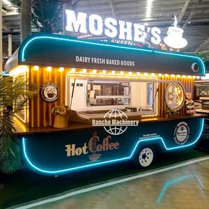 Camion de cuisine électrique mobile, remorque pour pizza, hamburgers, café, glaces, barbecue, camion de nourriture mobile à 4 roues - Product Image 6