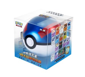 Boîte cadeau officielle <span class=keywords><strong>Pokémon</strong></span> TCG chinoise avec Poké Ball bleue exclusive, Super Ball Pikachu Legend scellée - Product Image 1