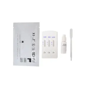 Veterinary Tests Canine Ehrlichia/Lyme/Anaplasma Combo Rapid Test Device Vet Rapid Test Cassette