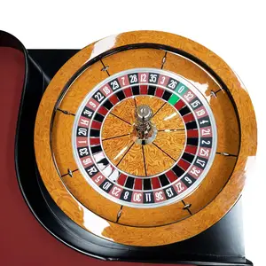 Professionele Luxe 32-Inch Roulettewiel Casino Geavanceerde Roulette Professionele Massief Hout Roulettewiel