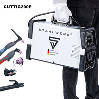 Kit de machine à souder à l'arc TIG MMA Plasma AC DC de marque allemande, machine à souder par impulsions pour l'aluminium STAHL WERK CUTTIG200P