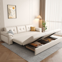 Canapé-lit pour chat, style crème, multifonctionnel, pliable, double usage, rangée droite, double, pour petits appartements, tendance sur internet