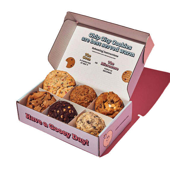 food containers with business logo