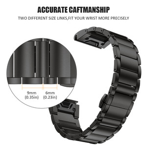 Eraysun Alliage de <span class=keywords><strong>Titane</strong></span> Réglage Facile 26mm Largeur Remplacement du Bracelet de Montre pour <span class=keywords><strong>Fenix</strong></span> <span class=keywords><strong>6X</strong></span> - Product Image 6