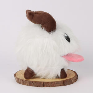 Peluche <span class=keywords><strong>Lol</strong></span> Poro, jouet en peluche doux, poupée en peluche blanche, cadeau pour les fans de jeux d'anime, décoration de la maison, peluches mignonnes pour les enfants et les collectionneurs - Product Image 4