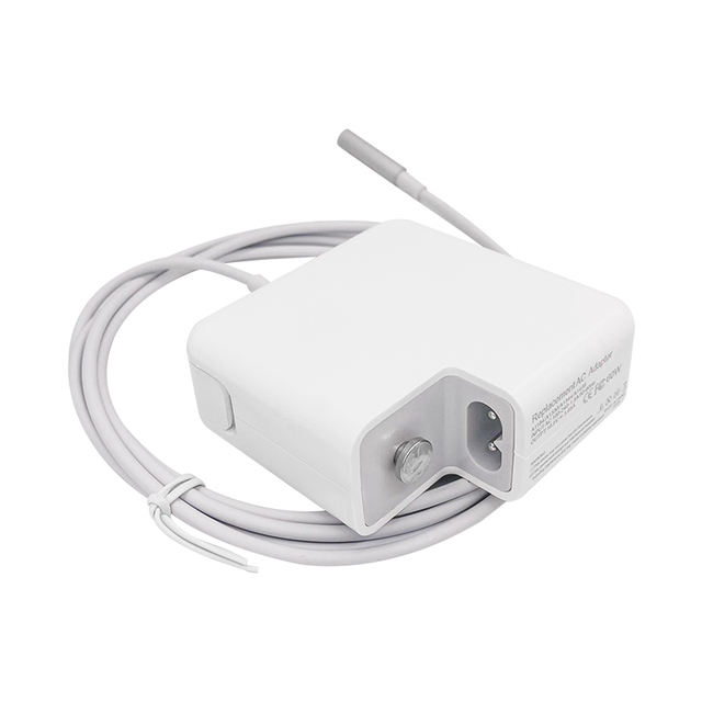 60W Replacement Laptop Power Adapter for Apple MacBook, L-Tip Magnetic Charger, 16.5V 3.65A AC Adapter