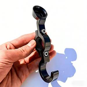 ที่วางโทรศัพท์กระจกมองหลังจักรยานอะลูมิเนียมอัลลอยด์พร้อมที่หนีบปรับได้สำหรับจักรยานไฟฟ้าและรถจักรยานยนต์ - Product Image 2