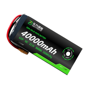 Высокая Плотность 350 Вт/кг 6S 12S 14S беспилотный аккумулятор 40000 мАч 40Ah 23,1 В 46,2 В твердотельные батареи для беспилотного летательного аппарата - Product Image 1