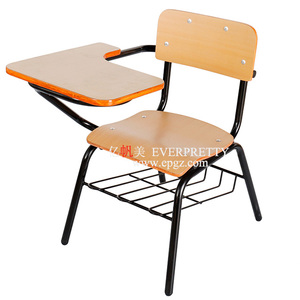 Mobilier ergonomique de salle de classe Chaise moderne en bois pour étudiant avec tableau d'écriture pour salle de formation Études scolaires - Product Image 1