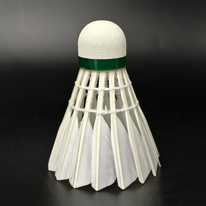 DunRun DR-09 Volants de <span class=keywords><strong>badminton</strong></span> en plumes de canard Cigu blanc pur, durables, pour l'entraînement et les joueurs de club (vente en gros) - Product Image 5