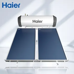 100 150升160升不锈钢间接160l平板太阳能集热器太阳能热水器带蓝色膜
