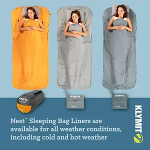यात्रा कैंपिंग के लिए हल्के और सांस लेने योग्य बैग लाइनर खेल नींद बैग लाइनर स्वच्छ शीट सेट