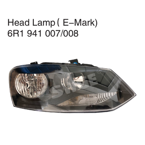 โคมไฟหน้าระบบไฟ6R2 941 015/016 C Comfortline6R1 941007/008สีดำ (E-Mark) สำหรับโปโล<span class=keywords><strong>6R1</strong></span> 941 015/016C - Product Image 4