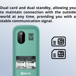 Téléphone portable à clavier 2G GSM double SIM pas cher avec écran de 1,77 pouce, design barre et fonction SOS pour Tecno, Itel, Samsung – En stock - Product Image 4