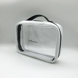 Usine en gros Portable néoprène sac cosmétique personnalisé PVC sac de maquillage poignée supérieure sac de maquillage avec fermeture éclair - Product Image 5