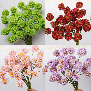 Fleur artificielle en soie, boule d'oignon style moulin à vent, branche unique, pour décoration de mariage, arrangement floral, extérieur et maison - Product Image 1