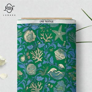 Tissu Popeline Imprimé Numérique 100% Coton Biologique Motif Liberty Tana Écologique Absorbant l'Humidité Respirant Poids Moyen - Product Image 4