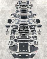 Kit Carrosserie Montage Facile pour BMW X5 E70 2008-2013, Mise à Niveau vers G05 F95 X5M, Accessoires Voiture, Pare-chocs, Phares LED, Plug and Play